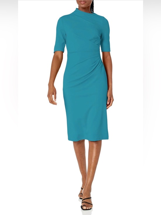 Maggy London Dresses & Skirts - NWT Maggy London Teal Midi Sheath Dress, size 10